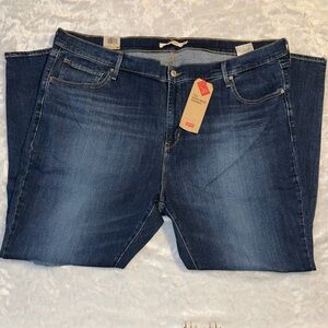 Levi's High Rise Dark Indigo Jeans